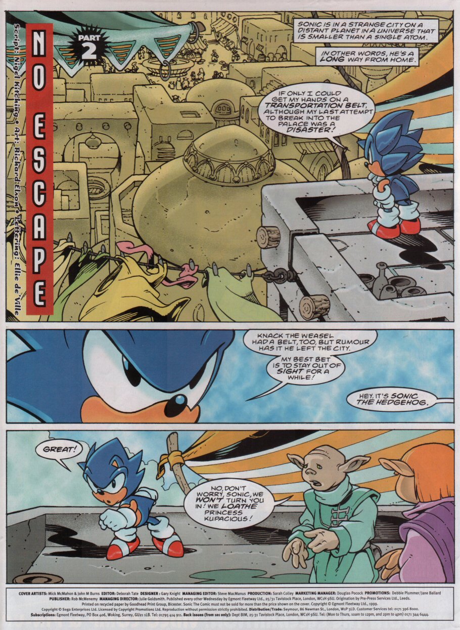 Sonic - The Comic Issue No. 157 Page 1